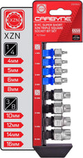 8 Piece 4mm to 16mm S2 Steel Socket Bit Set L890