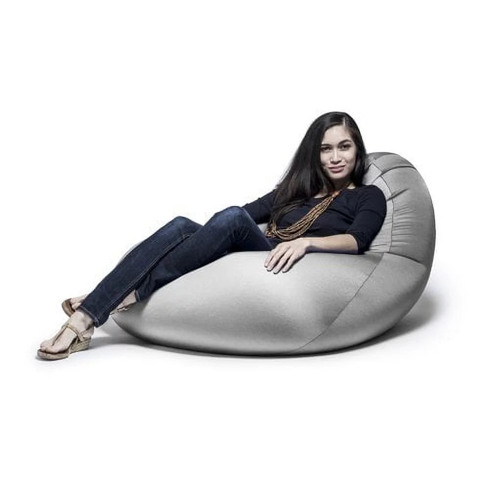 Silver Large Spandex Bean Bag Chair C13531