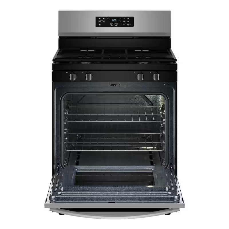 4 Burners Freestanding Gas Range in Black T146