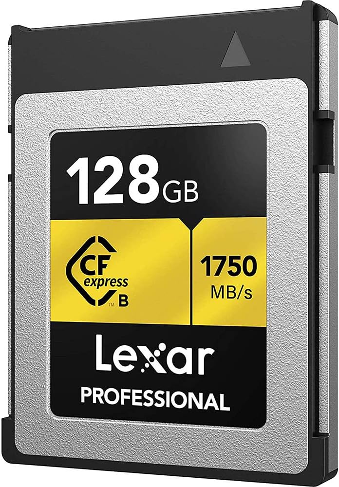 128GB CFexpress Type B Memory Card Bundle with USB 3.1 Reader and Microfiber Cleaning Cloth G263994