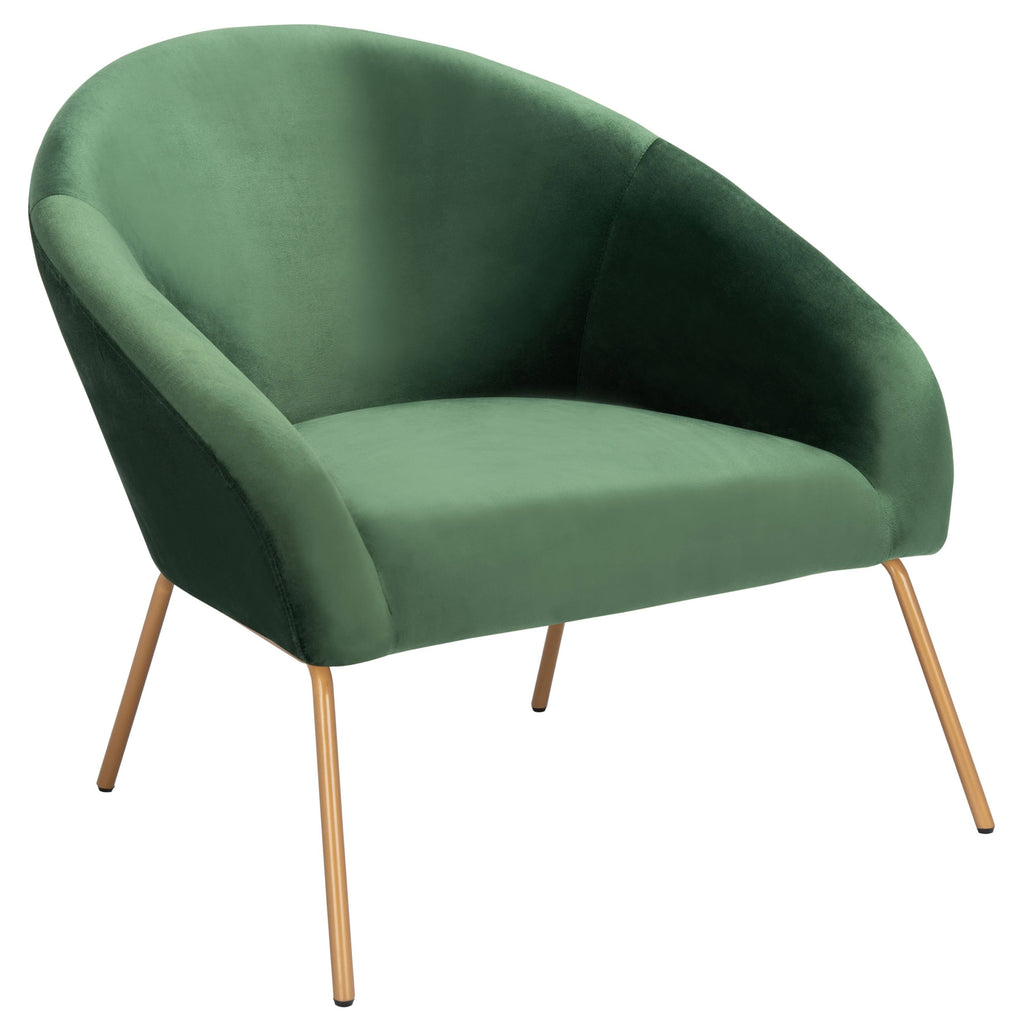 Cream Velvet Accent Chair O4388