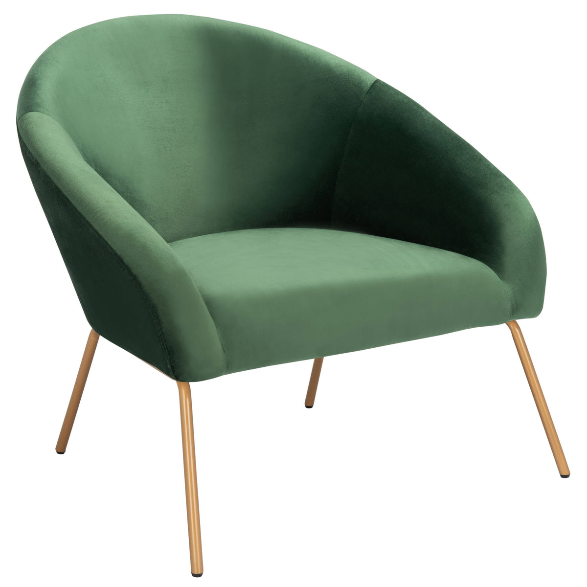 Cream Velvet Accent Chair O4388