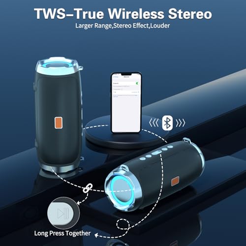 Portable Bluetooth Karaoke Machine with 2 Wireless Microphones A502774