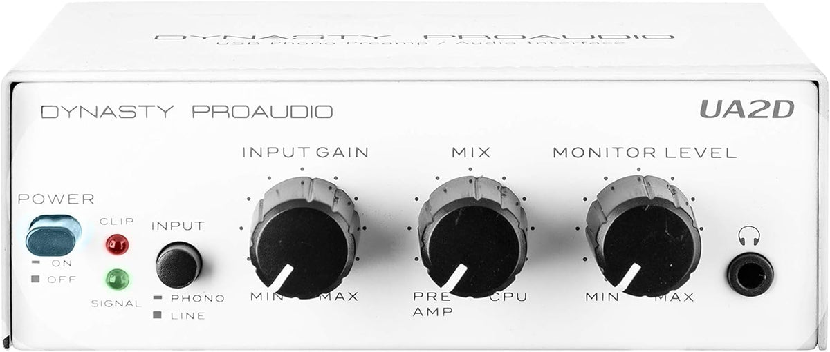USB Phono Preamp with RIAA Equalized Low Noise Moving Magnet A/D Converter D801