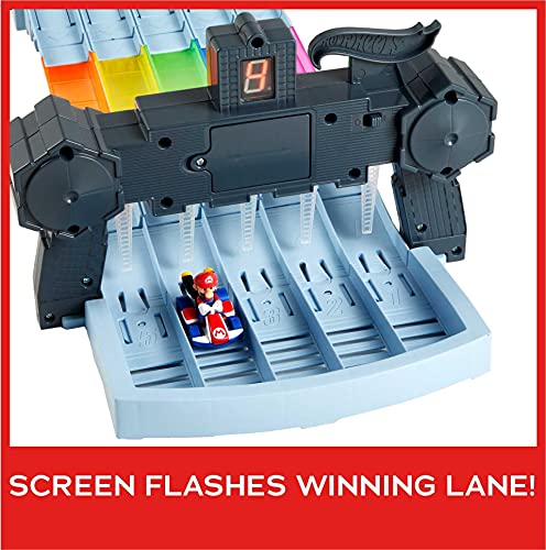 8-Foot Track Set with Lights & Sounds & 2 1:64 Scale Vehicles W4574