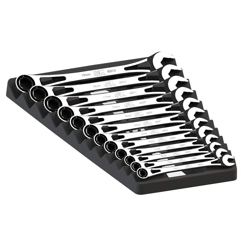 12 PC Metric Ratcheting Wrench Set B540