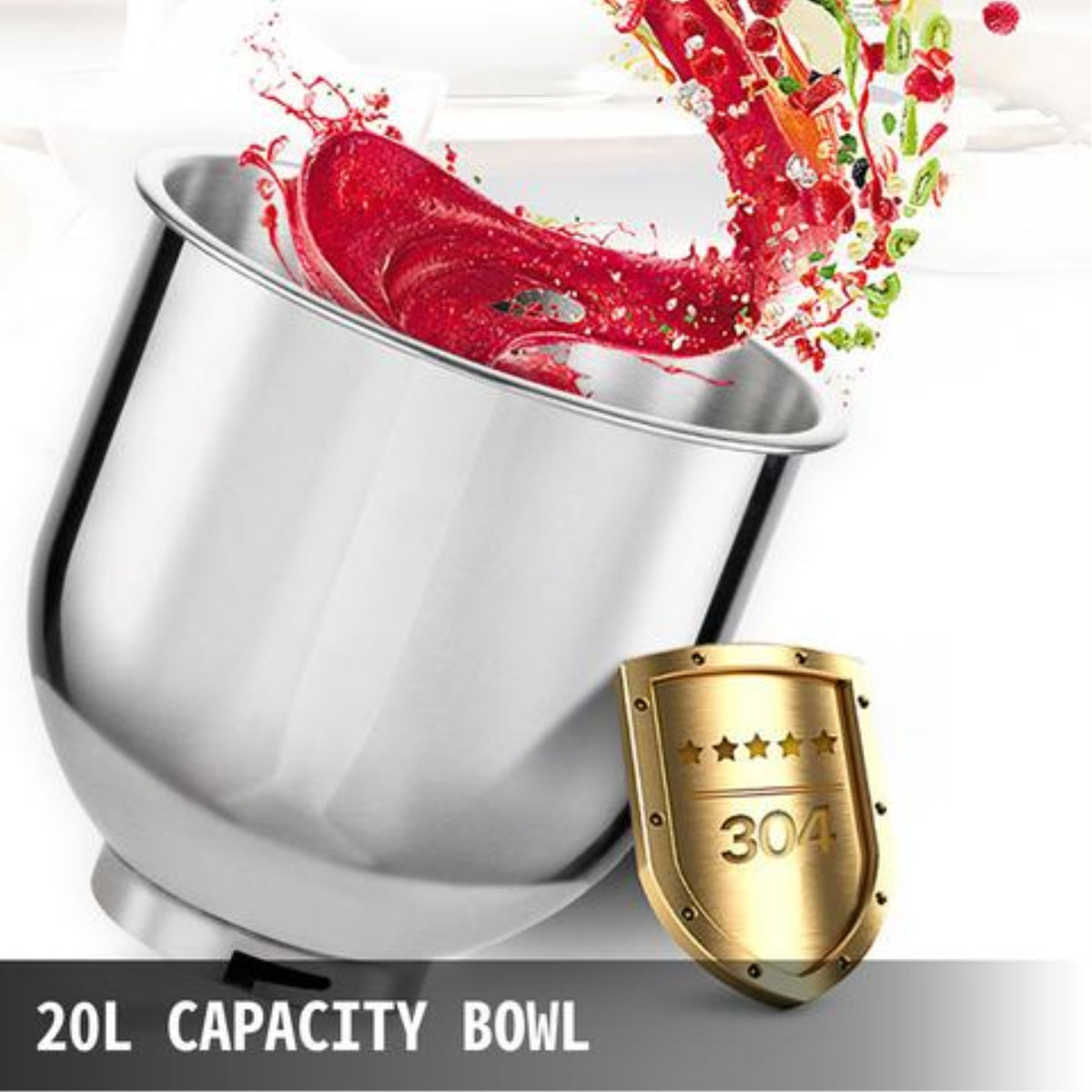 20Qt 750W Dough Food Mixer R7549