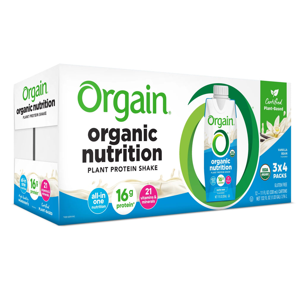 Vanilla Bean 11oz 12ct Plant Based Vegan Protein Shake S156