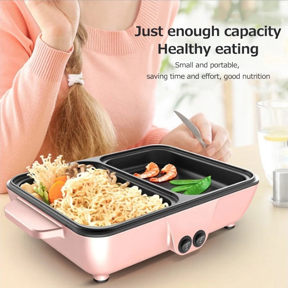 Electric Grill Pan 2L 1200W Barbecue Machine A544734