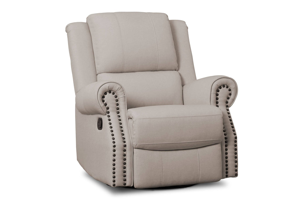Charcoal Nursery Recliner Glider Swivel Chair O1239
