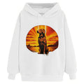 White Hoodie Sweatshirt T334
