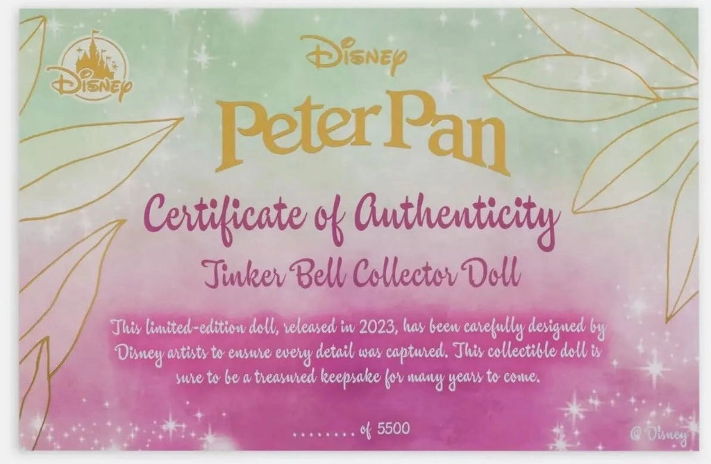Tinker Bell Doll Peter Pan W30159