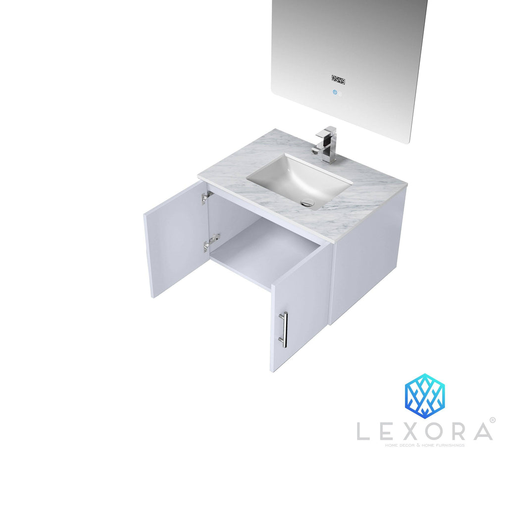 Glossy White Vanity Cabinet Z7723
