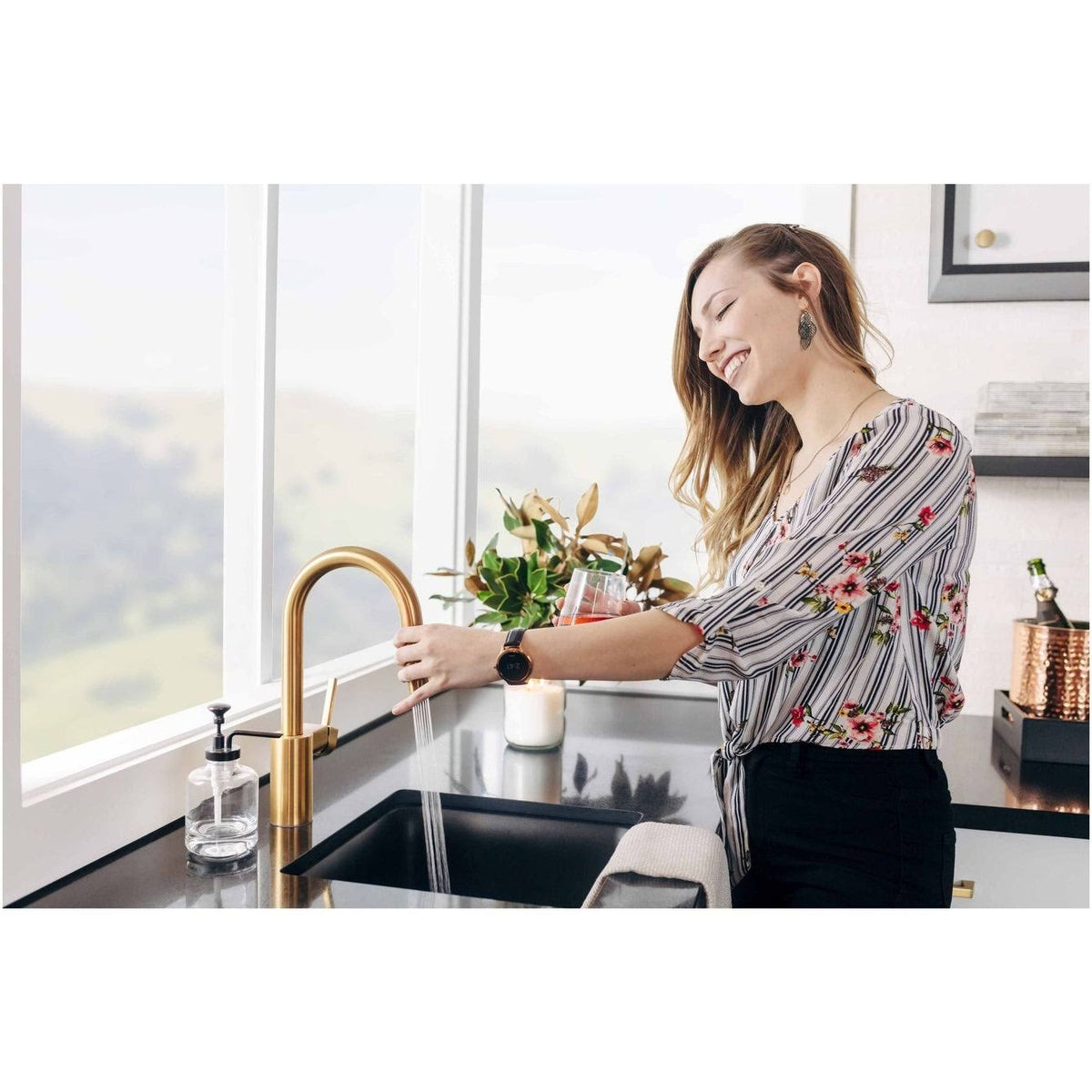 Matte Black Bar Sink P917