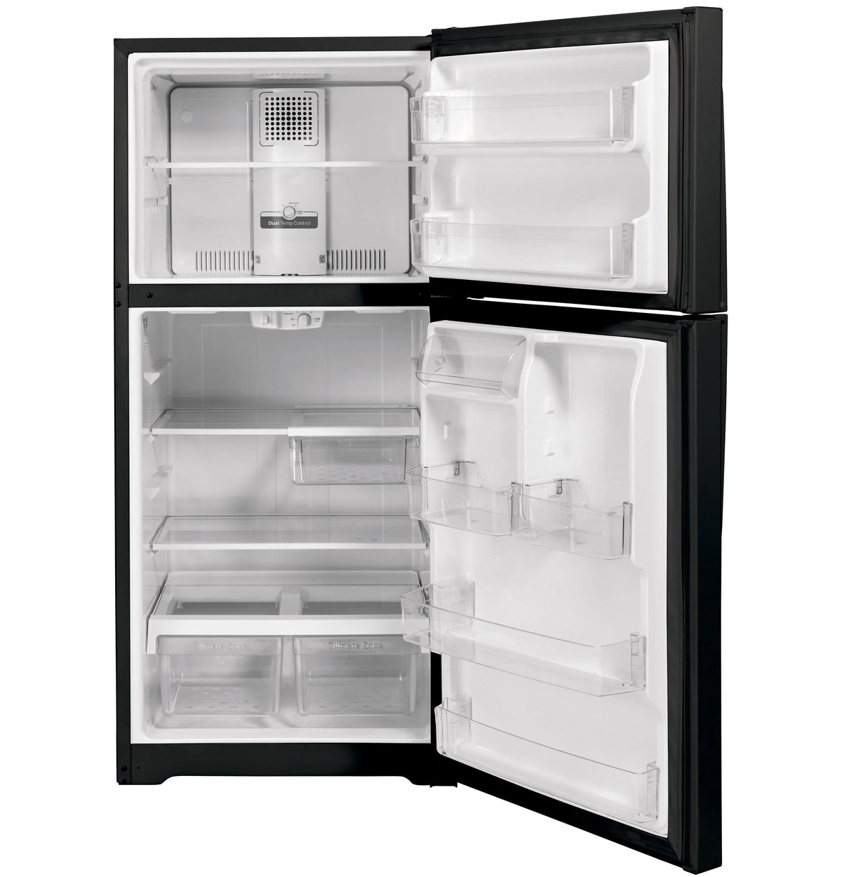 Black Top-Freezer Refrigerator C44963