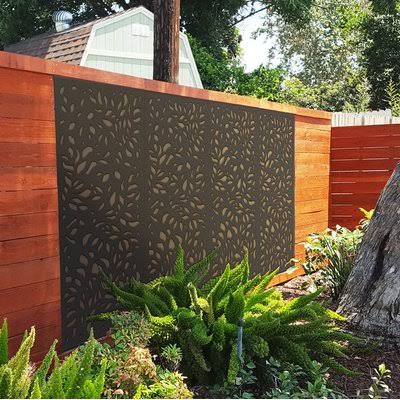 Botanical WPC Fence Panel Z107