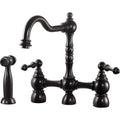 Oil Rubbed Bronze Kitchen Faucet with Sidespray F1143