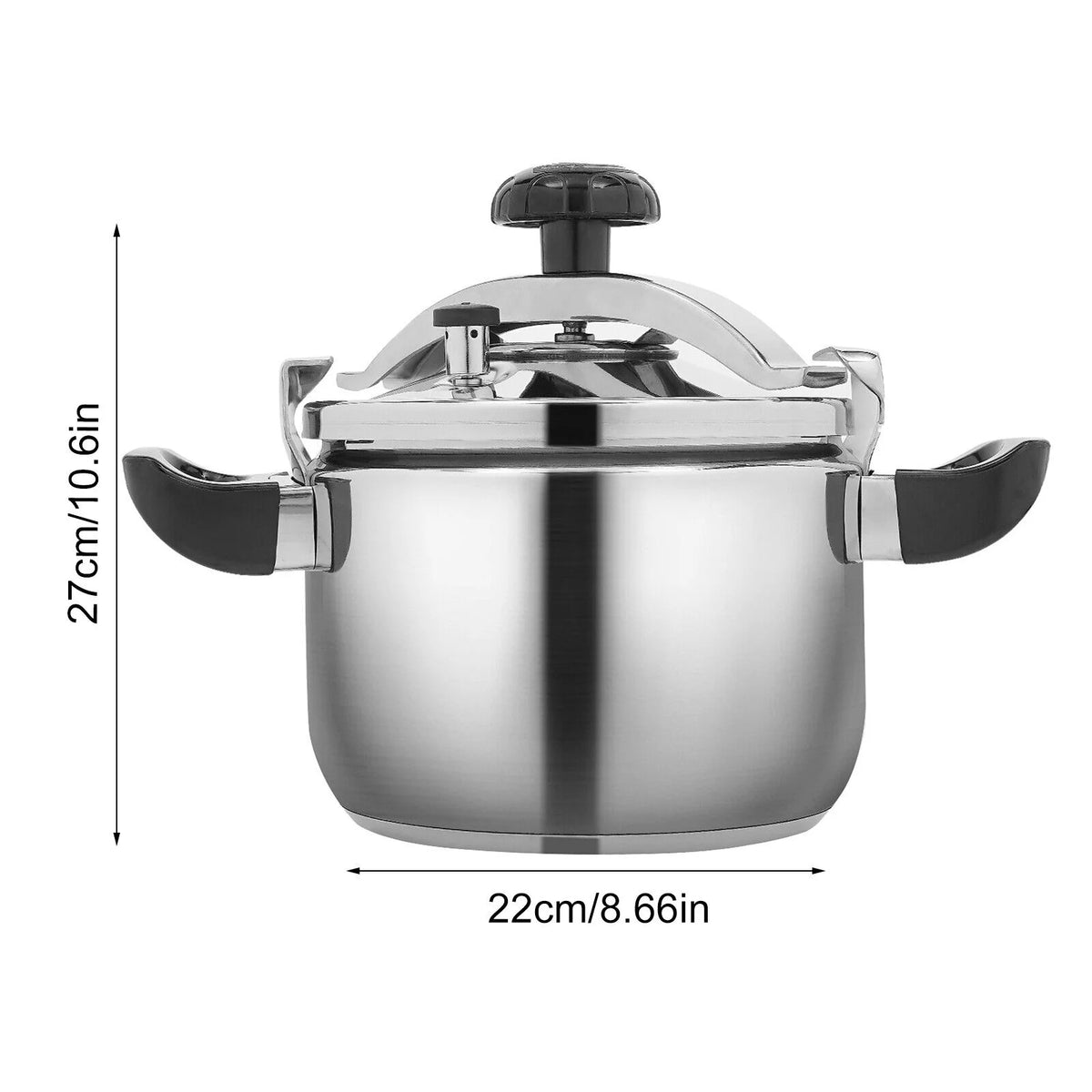 5L 60kpa Stainless Steel Pressure Cooker L765