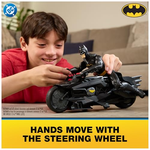 Batman Remote Control Batcycle with 12" Batman Action Figure Y6850