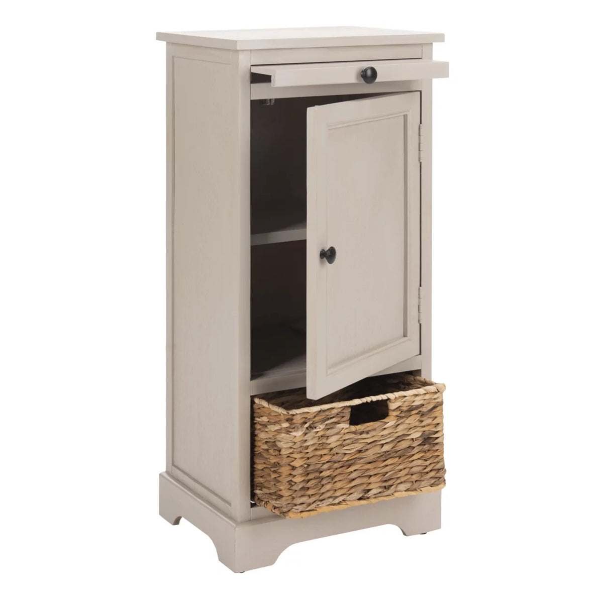 Tall Storage Unit Vintage Grey V918259