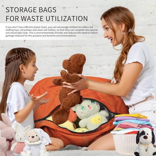 3FT Soft Removable Cover Light Gray Bean Bag Chair W521
