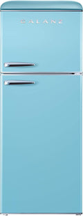 Retro Dual Door Refrigerator, 7.6 Cu Ft, Blue T727676