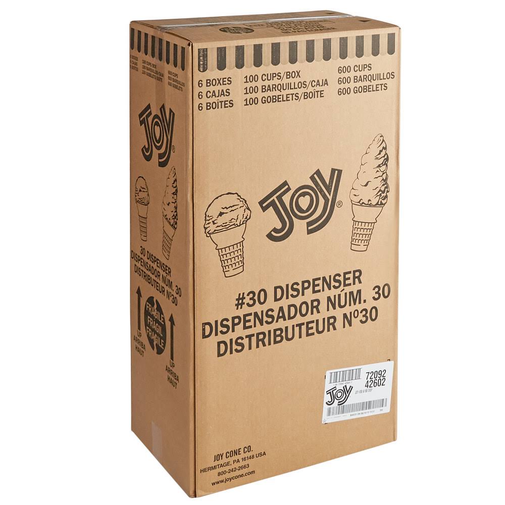Flat Bottom Cake Cone Dispenser Pack 600/Case J55688