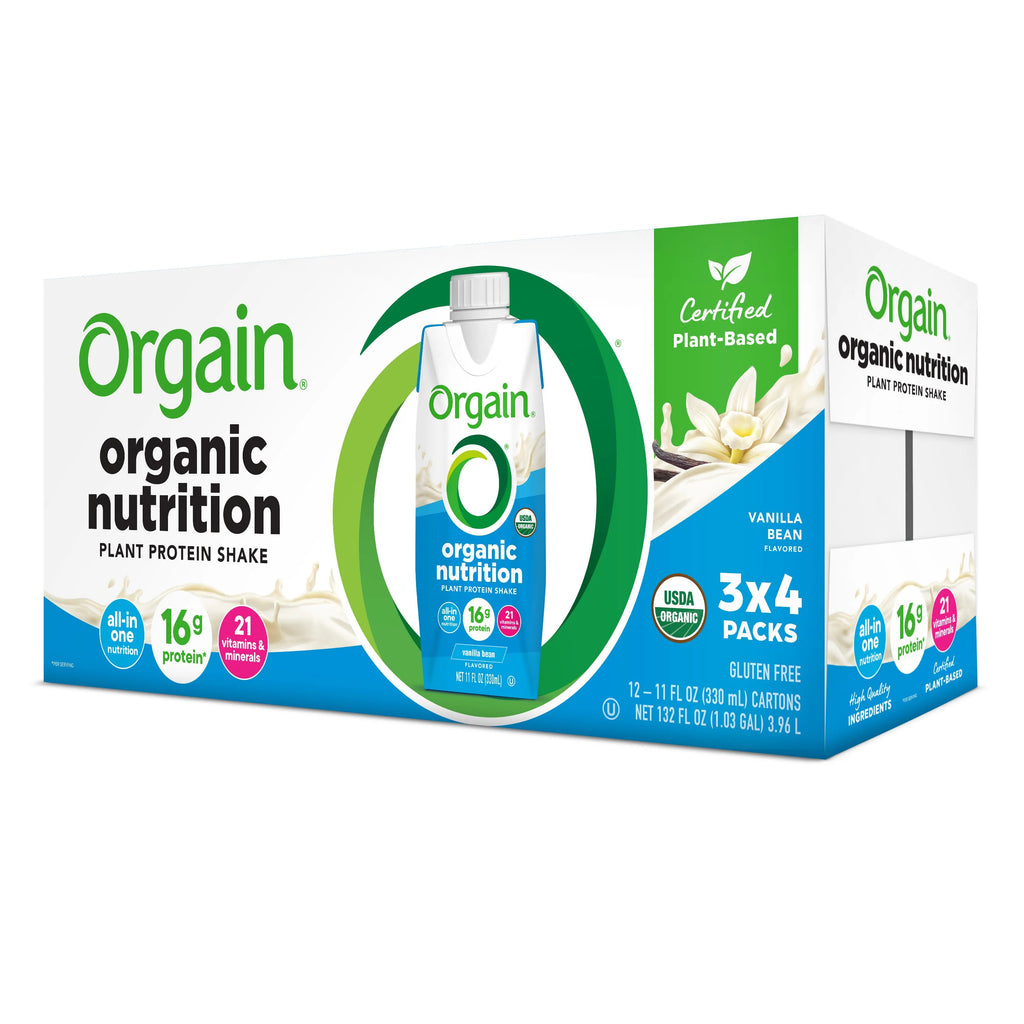 Vanilla Bean 11oz 12ct Plant Based Vegan Protein Shake S156