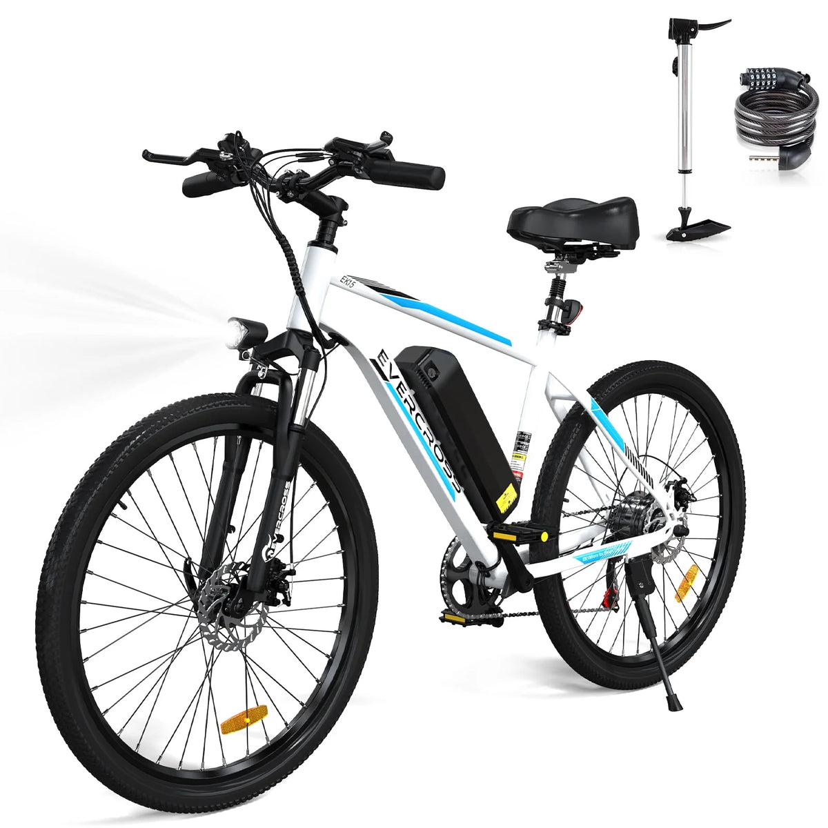 500W 26 Electric Bike 20MPH 36V 12Ah 7 Speed Y521