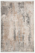 Beige / Brown Runner Rug L12022