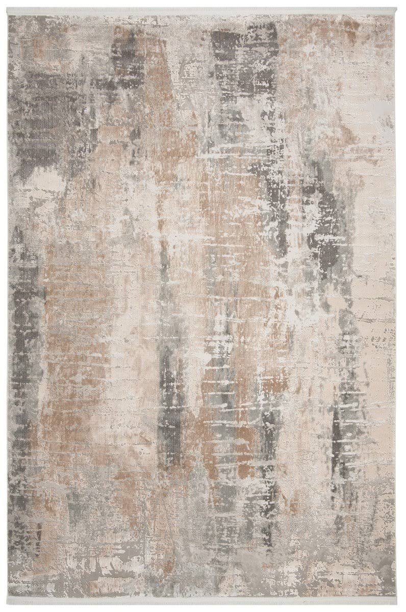 Beige / Brown Runner Rug L12022