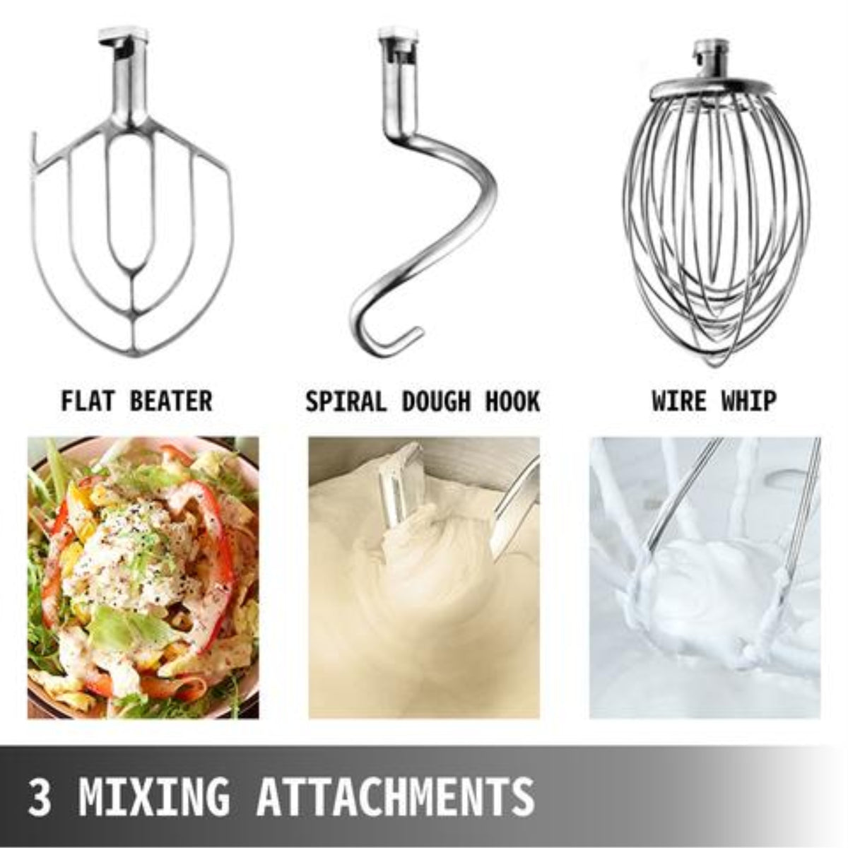 20Qt 750W Dough Food Mixer R7549
