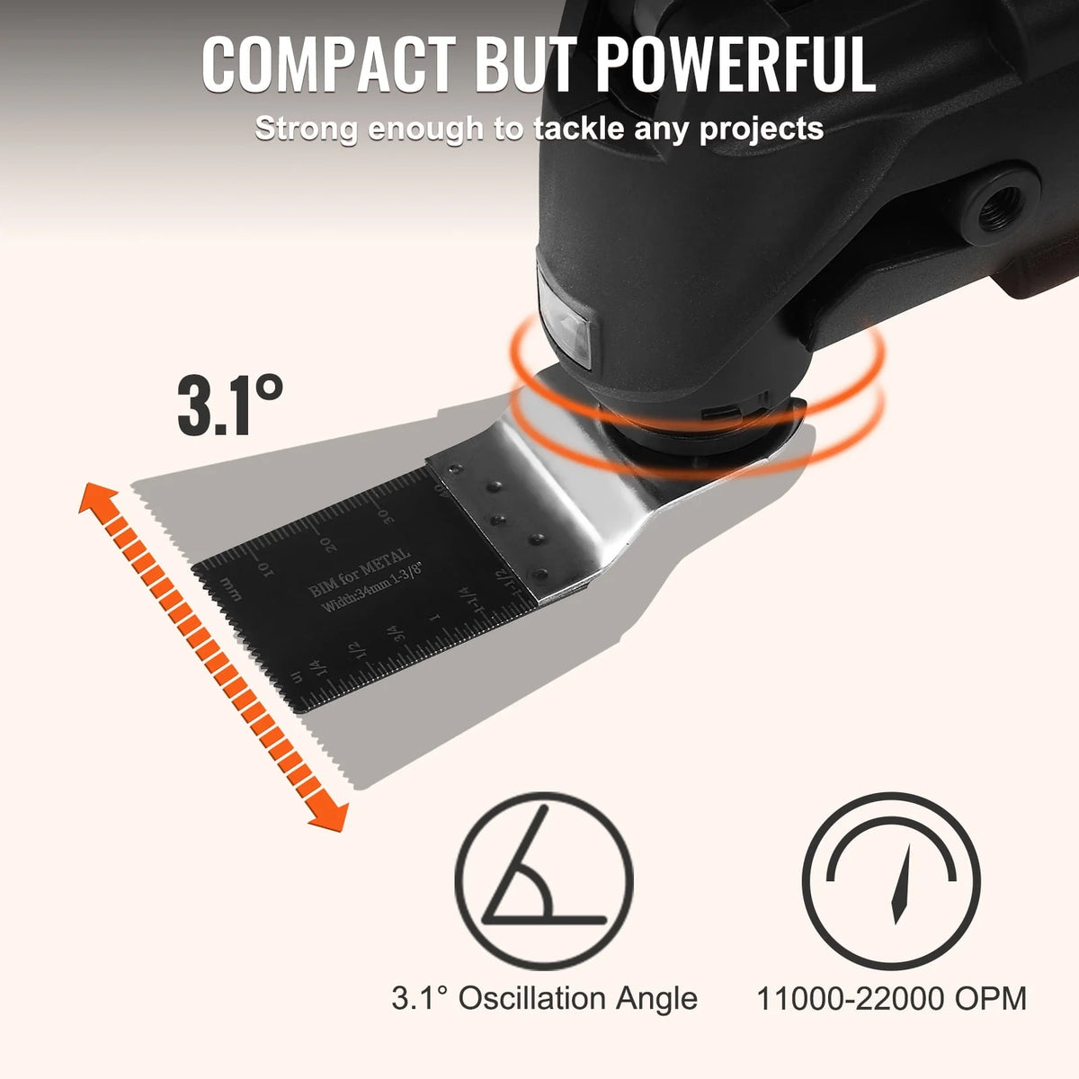 Oscillating Multi Tool 6 Variable Speeds T79242