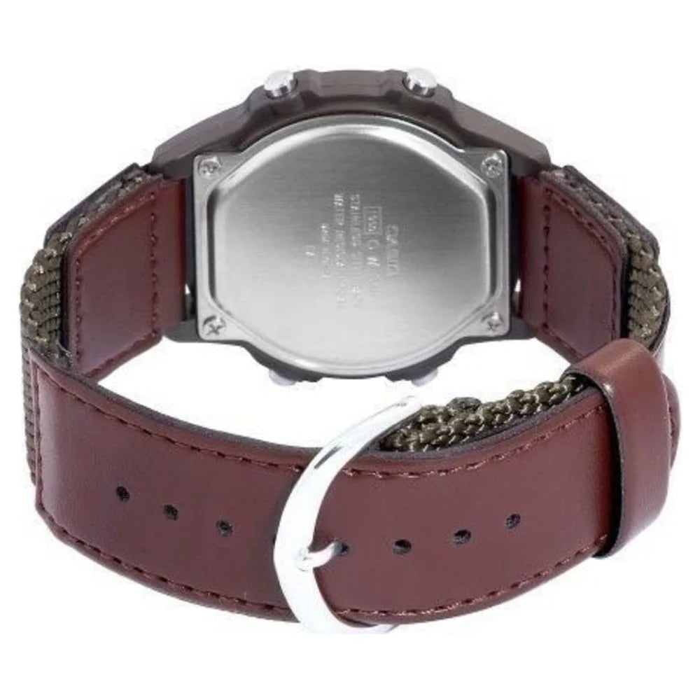 Men's Digital Sport Watch with Green Nylon Strap S7481
