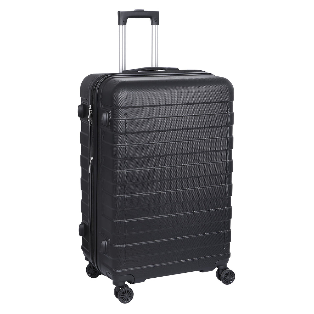 3pcs Black Spinner Luggage Suitcase Set N15306