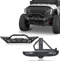 Rear Bumper with Tire Carrier and Front Bumper Combo V337380