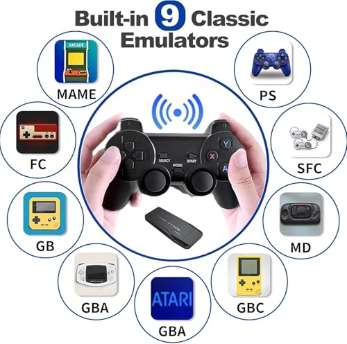 Wireless Retro Handheld Game Console with 20,000+ Games R466