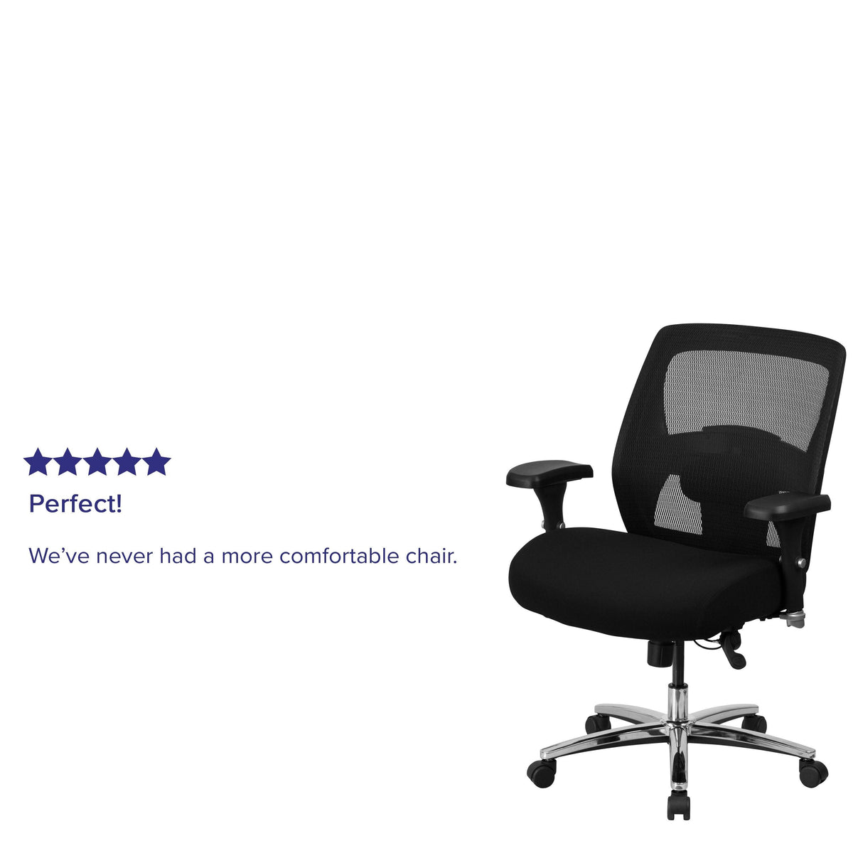 Black Mesh Ergonomic Office Chair S58560