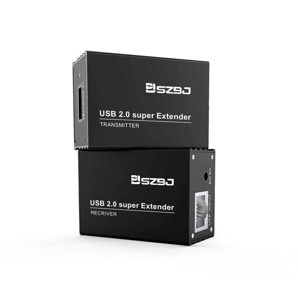 USB Extender over RJ45 Cat5E/6 with Power Adapter, 2 USB2.0 Output, Pack of 2 U96702