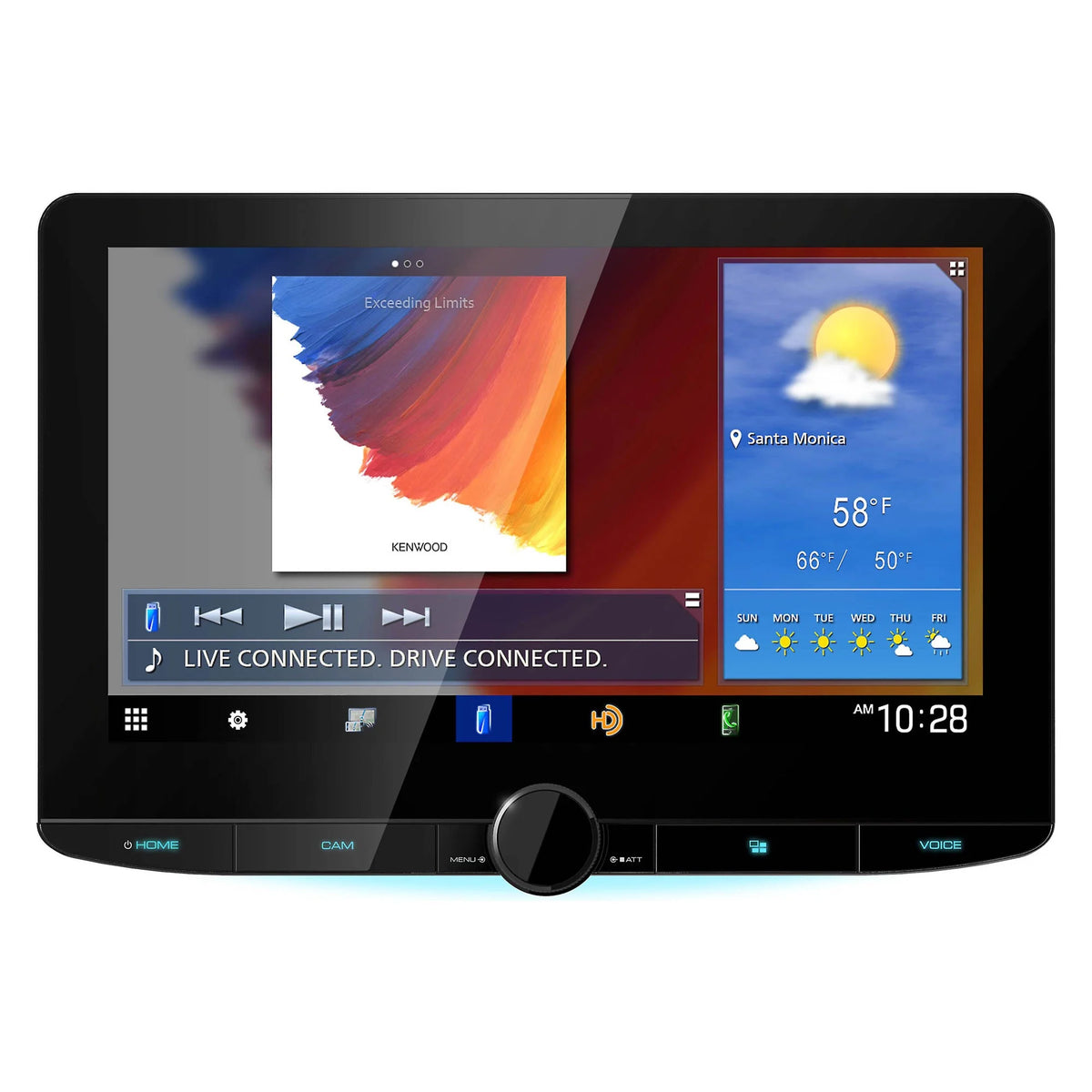 10.1" Floating Panel Digital MultiMedia Receiver with Rearview Camera R74862