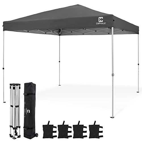 12ft x 12ft White Pop Up Canopy Tent with Wheeled Carry Bag C399