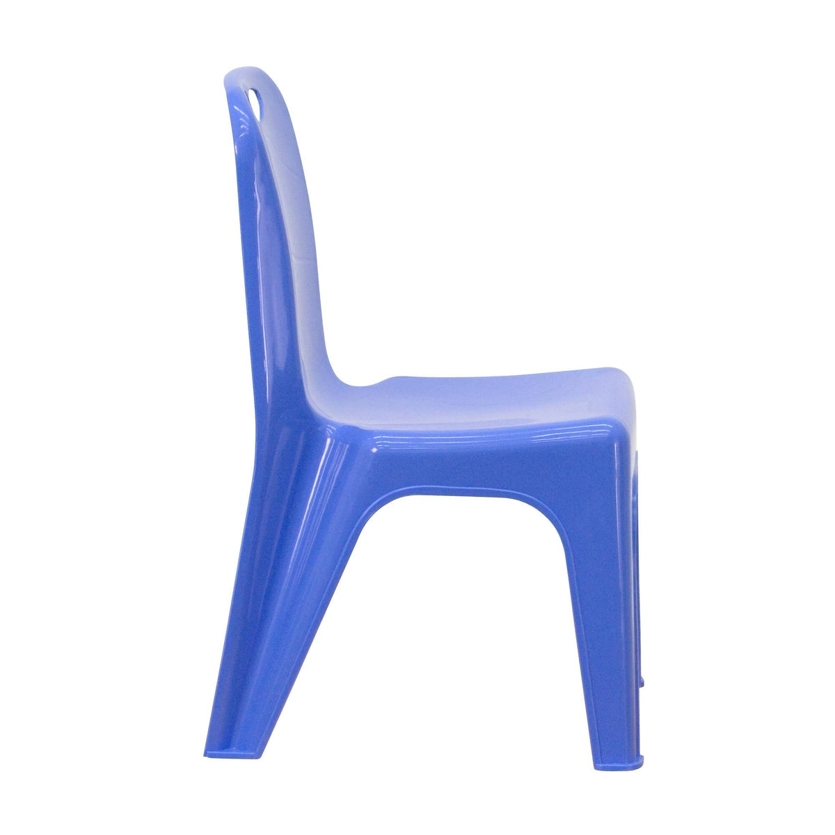 Blue Plastic Stackable School Chair 4 Pack I9295