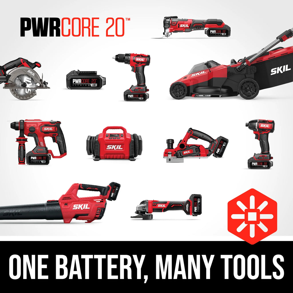 20V Cordless 1/4'' Hex Impact Driver Kit with 2.0Ah Battery & Charger P758