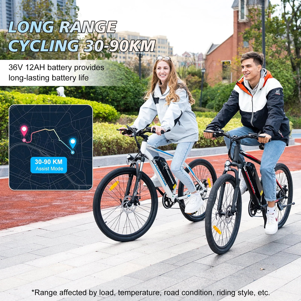 500W 26 Electric Bike 20MPH 36V 12Ah 7 Speed Y521