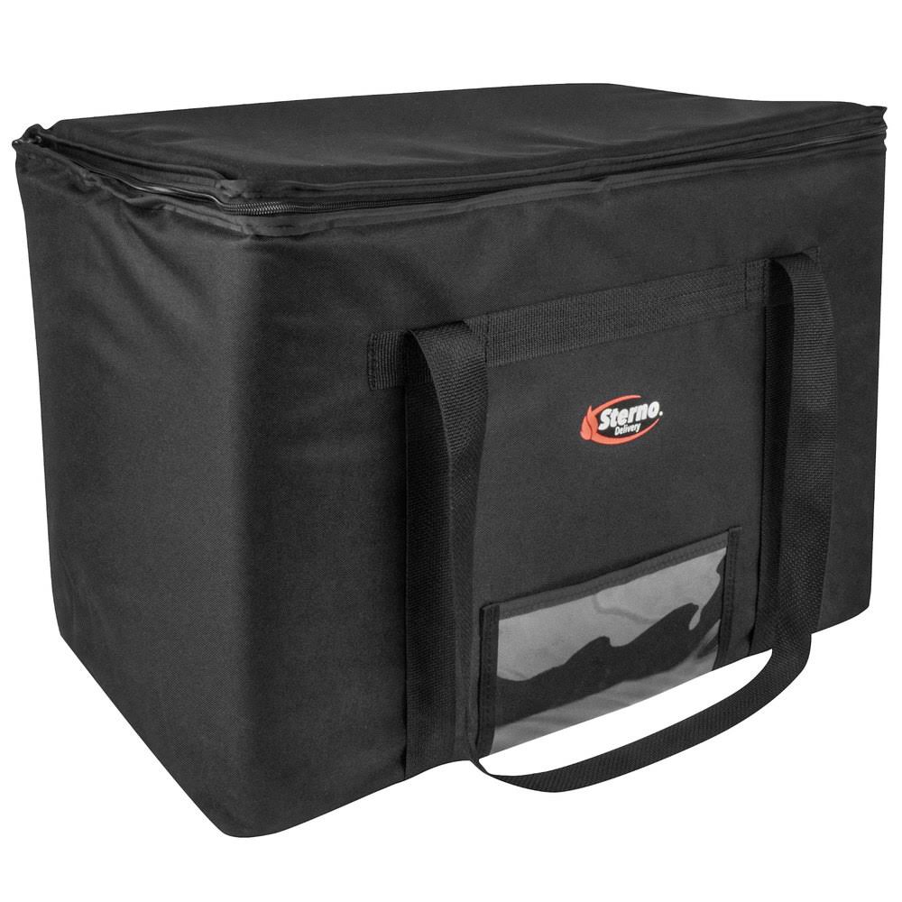 Black Extra-Large Insulated Food Carrier O315564