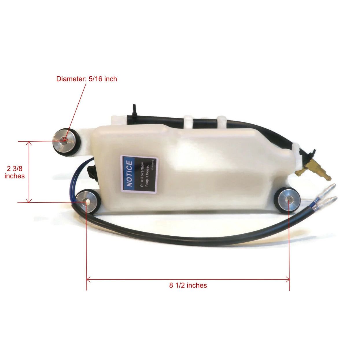 Oil Tank Reservoir Assembly for Mercury 200 HP 2.5L Outboard Motor T750621