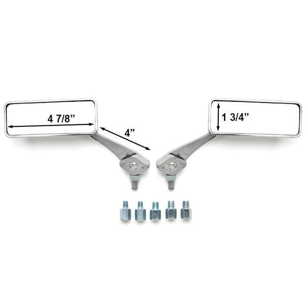Chrome Pair Rear View Mirrors A429886