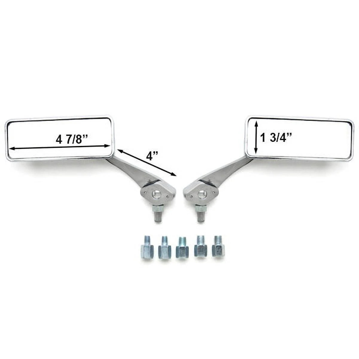 Chrome Pair Rear View Mirrors A429886