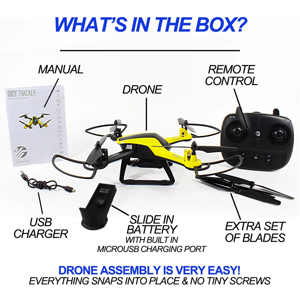 Black and Yellow Aerial Camera Drone Z227