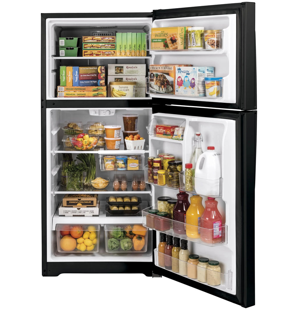 Black Top-Freezer Refrigerator C44963